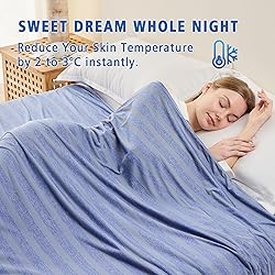 EMME Cooling Blanket Queen Size, Bed Summer Blanket