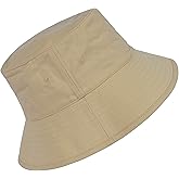 Zylioo XXL Oversize 100% Cotton Bucket Hat,Adjustable Floppy Fishing Hat,Big Size Travel Sun Hat