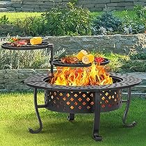 バーベキュー・調理用品 auvil FIRE PIT Portable Smokeless Firepit & Grill – Winnerwell