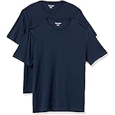 Amazon Essentials Men's Big & Tall 2-Pack Short-Sleeve Crewneck T-Shirt Shirt