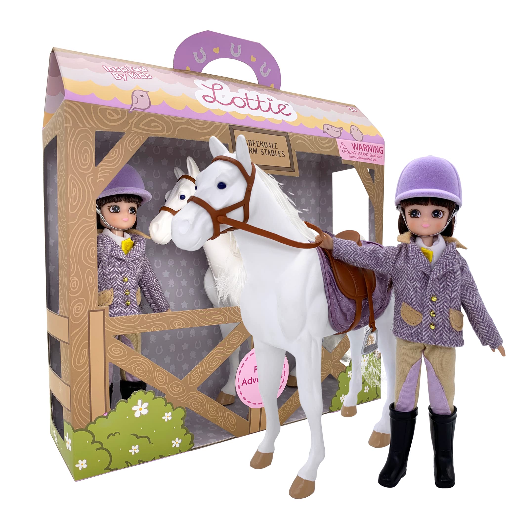 Lottie Pony Adventures Doll & Set | Toys for Girls and Boys | Dolls and Accessories | Gifts for 3 4 5 6 7 8 Year Old | Small 7.5 inch