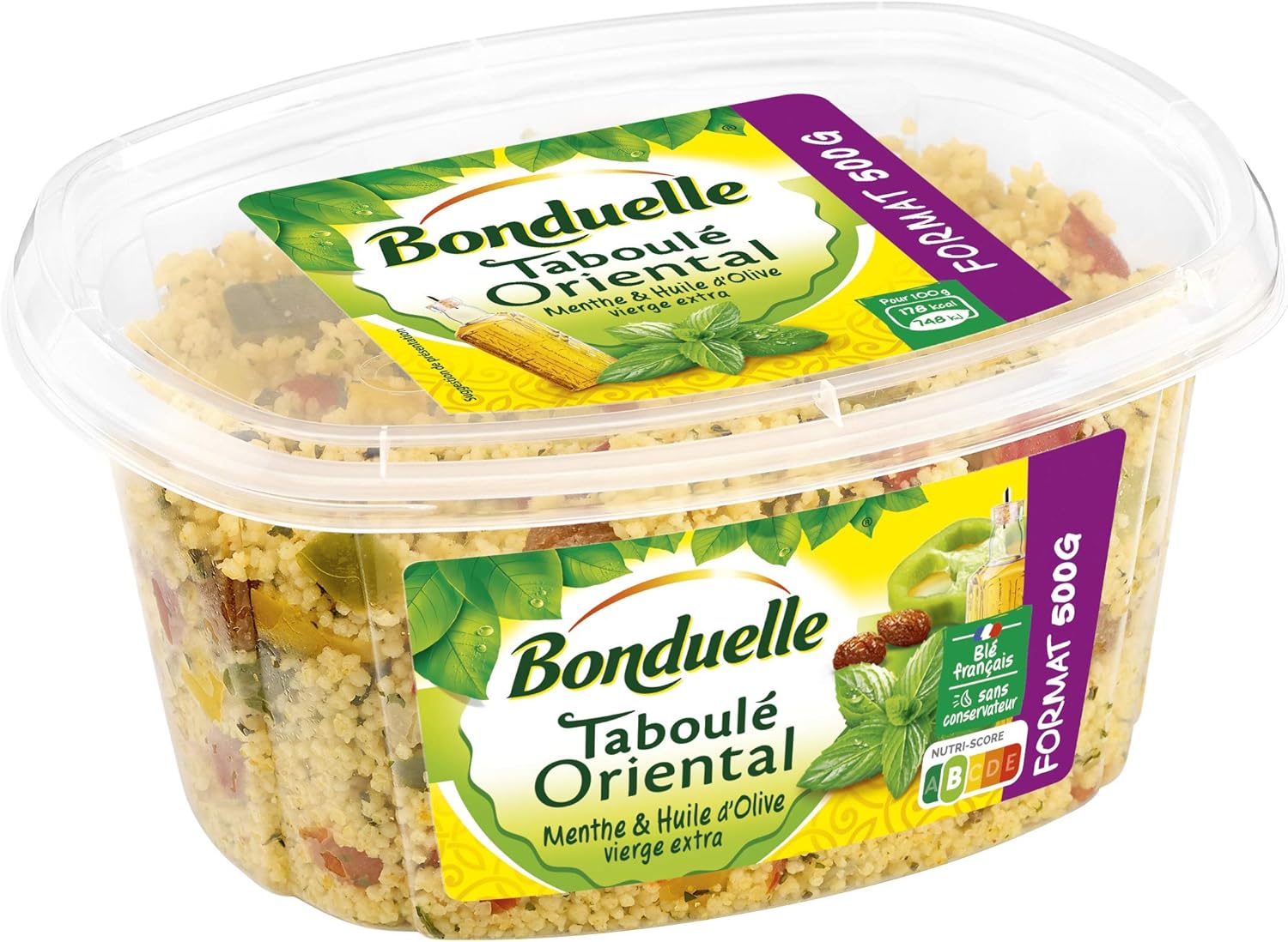 Bonduelle Taboule Oriental Menthe Et Huile D Olives Vierge Extra