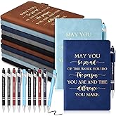 20 Pcs Employee Appreciation Gifts Bulk Thank You Leather Journals Inspirational Ballpoint Pens Motivational Notebooks Back to School Gift for Teachers Students Team Nurses Gifts (Inspirational)