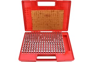 HFS(R) M2 Plus Steel Pin Gage Set with Storage Case for Carpenters and Home Improvement 250 PCS 0.251-0.500"