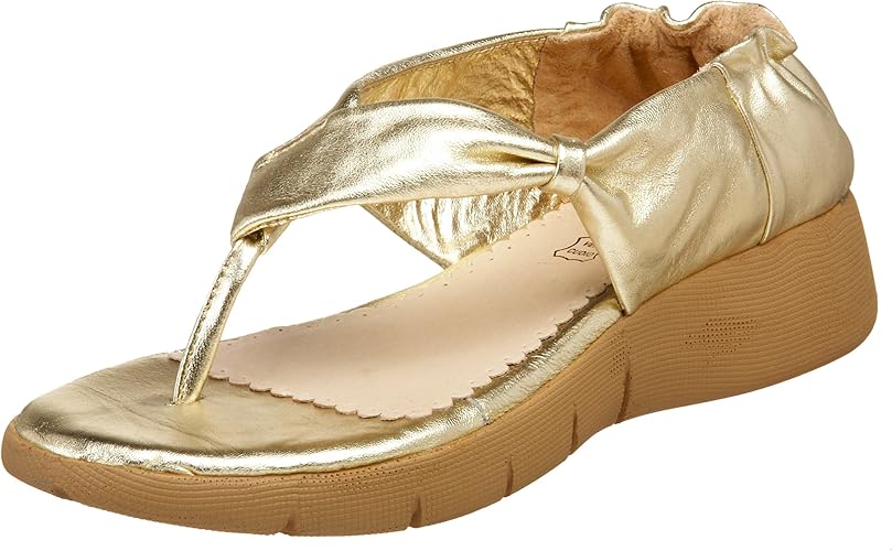 Amazon.com | PERLINA Women's Fun Sandal, Gold, 5.5 M US | Sandals