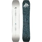 Jones Men's Aviator 2.0 Snowboard | Boost Surf Core. Koroyd. Triax Fiberglass. Bcomp, Size 147, White, Advanced Riders, Flex 8/10