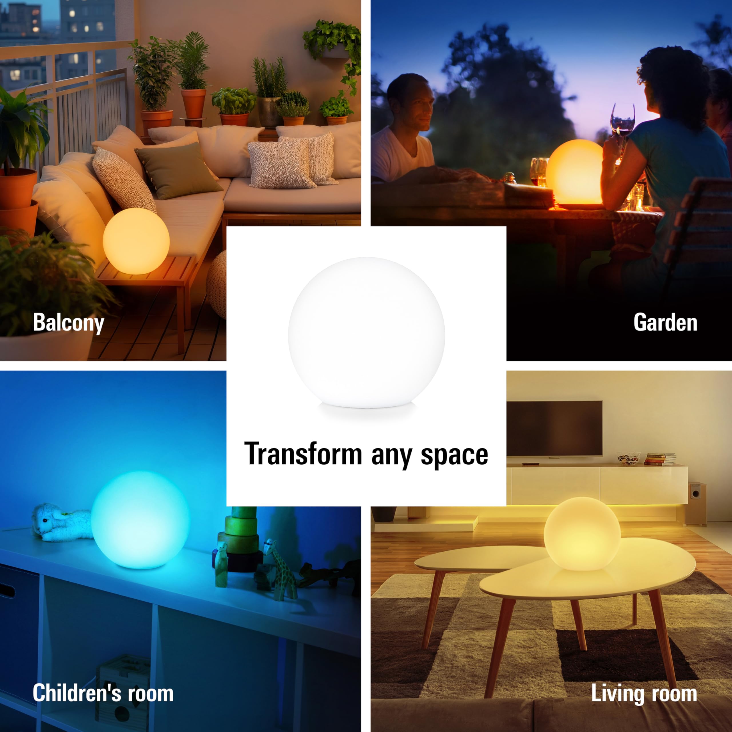 Eve Flare - Portable Smart LED Lamp with Apple HomeKit Technology, IP65 Water Resistance and Wireless Charging, Bluetooth & Thread