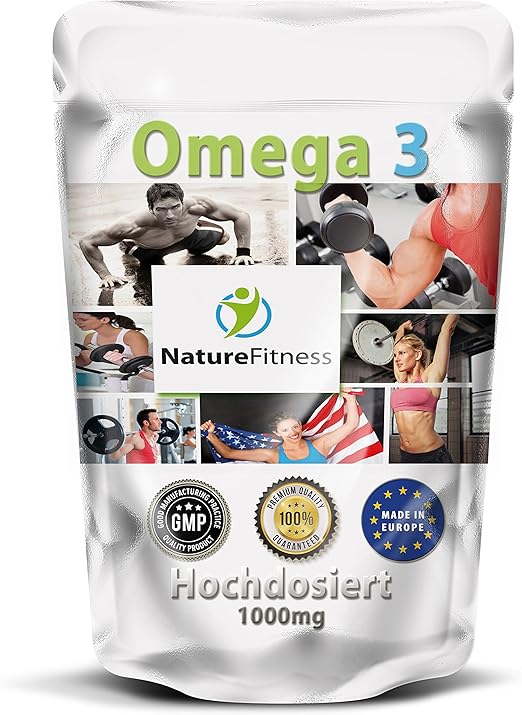 OMEGA 3 Kapseln á 1000mg Hochdosiert 250 Stück Amazon.de Drogerie