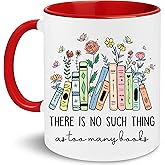 LOJEYYGLE Gift For Book Lover - Books Coffee Mug - Book Lovers Gifts for Women - Gift For Librarian - Bookish Bookworm Cup - Reading Cup - Birthday Gifts For Reader, Writer