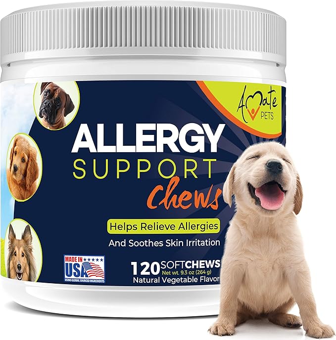 Allergy Relief Immune Supplement for Dogs Soft Chews for