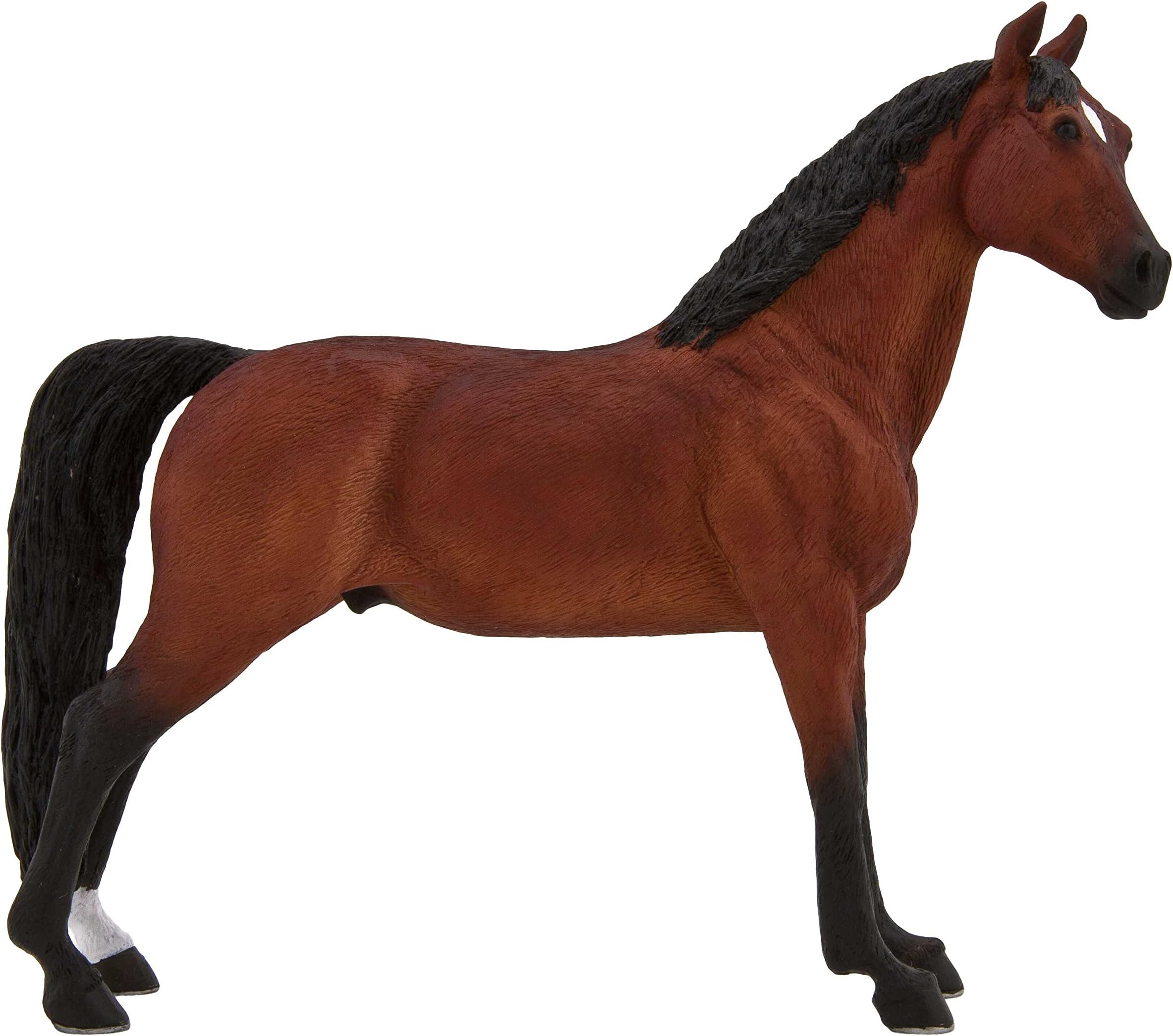 Mojo Fun 387152 Bay Morgan Stallion - Realistic Farm / Ranch / Equestrian Model Horse Toy Replica - New for 2012!