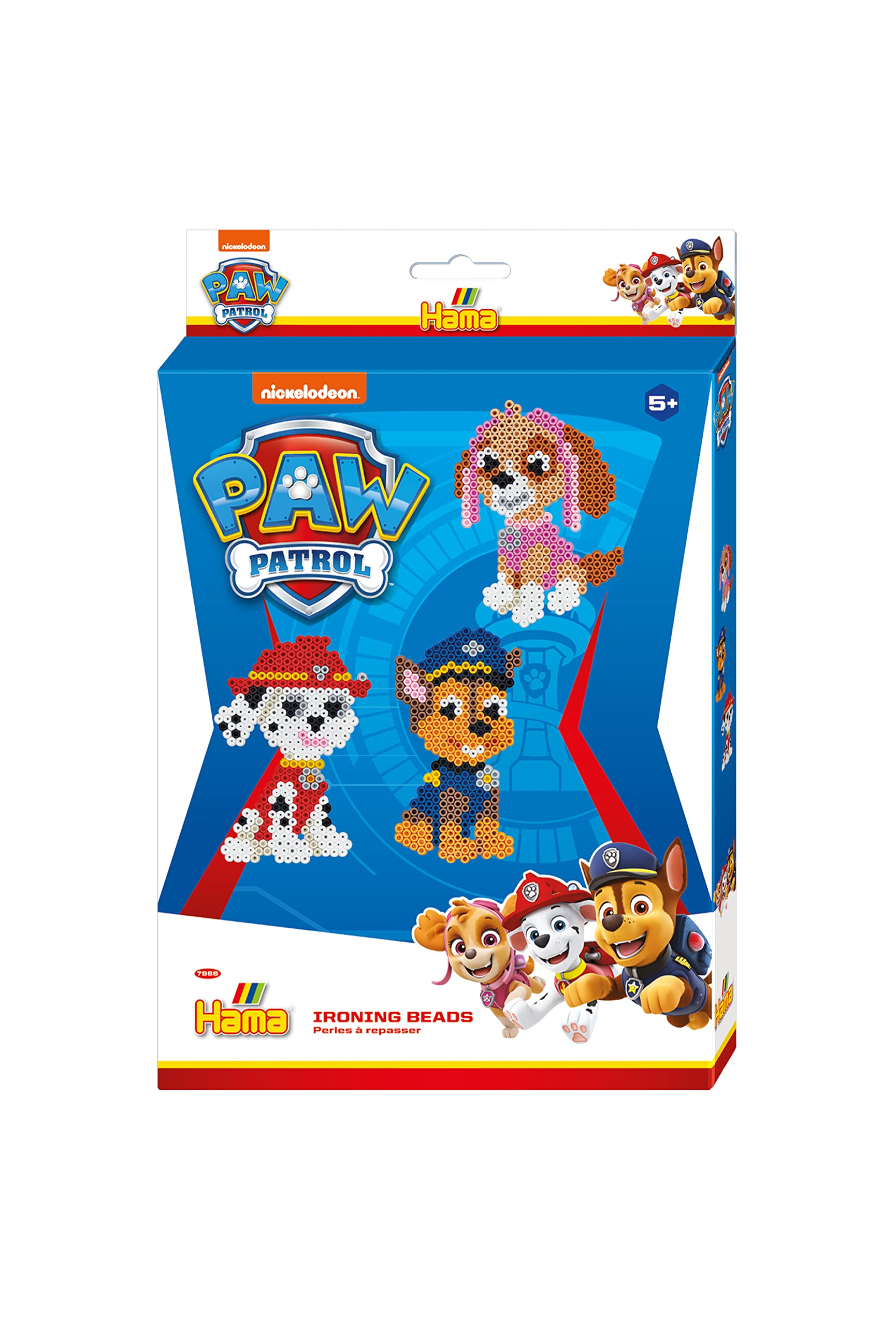 Hama Beads Paw Patrol Hanging Box, Arts and Crafts Beads for Children Ages 5+, Official Hama Beads Paw Patrol Set
