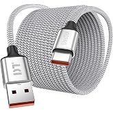 USB A to USB C Cable 20Ft, Type A to C 18W Fast Charging Charger Cord Long | for PS5 Controller, iPhone 17/16/15, Android Phone, Tablet and More