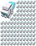 VANDESAIL 100 Pack LC Fiber Optic Keystone Jack