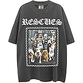 Heavy Metal Dogs – Heavyweight, Washed & Oversized Shaka-Wear Drop Shoulder Tshirt for Men & Women