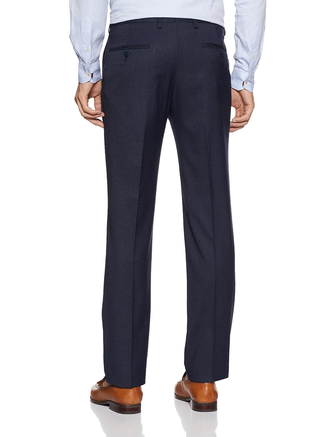 arrow men's pleat-front formal trousers