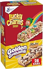 Golden Grahams Lucky Charms Breakfast Cereal Treat Bars Variety Pack, 28 ct