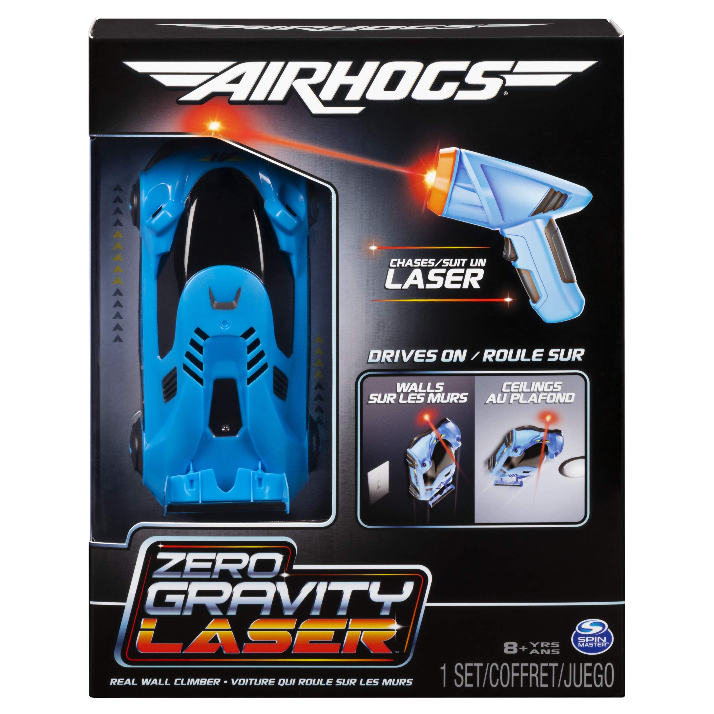 Air Hogs, Zero Gravity Laser, LaserGuided Wall Racer, Wall Climbing