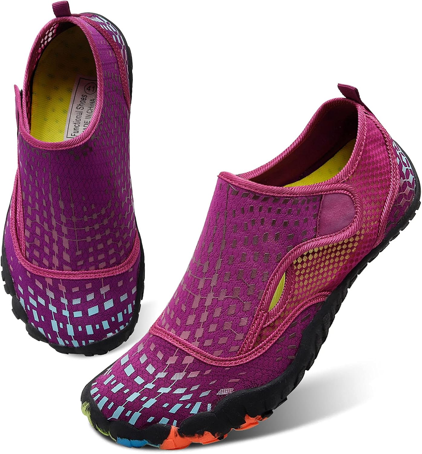 | L-RUN Athletic Hiking Water Shoes Mens Womens Barefoot Aqua Swim Walking Shoes | Hiking Shoes