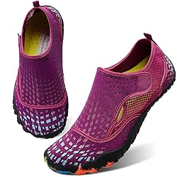 L-RUN Women Water Skin Aqua Socks for Beach Pool