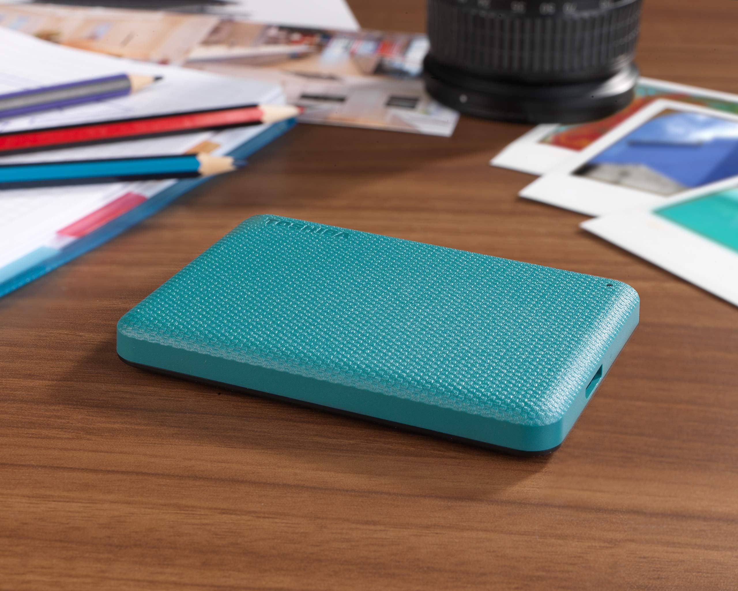 Toshiba Canvio Advance 2TB Portable External Hard Drive USB 3.0, Green - HDTCA20XG3AA
