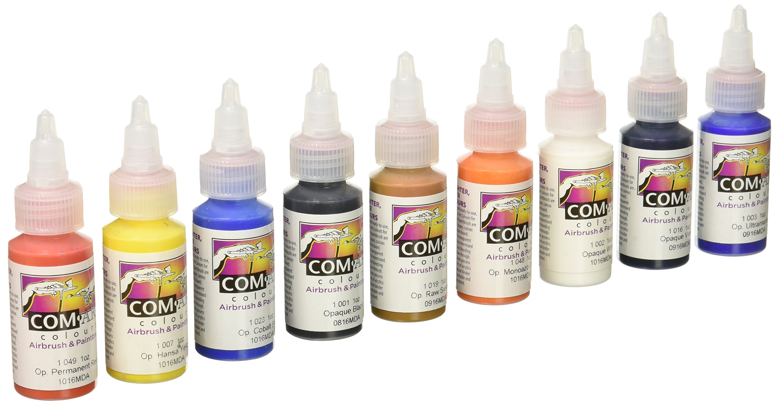 Iwata-Medea Com-Art Color Kit, Kit A Opaque Primary