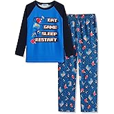 Arshiner Boys Pajamas Set Long Sleeve Sleepwear 2 Piece Pajama Set for Big Boys 6-14 Years