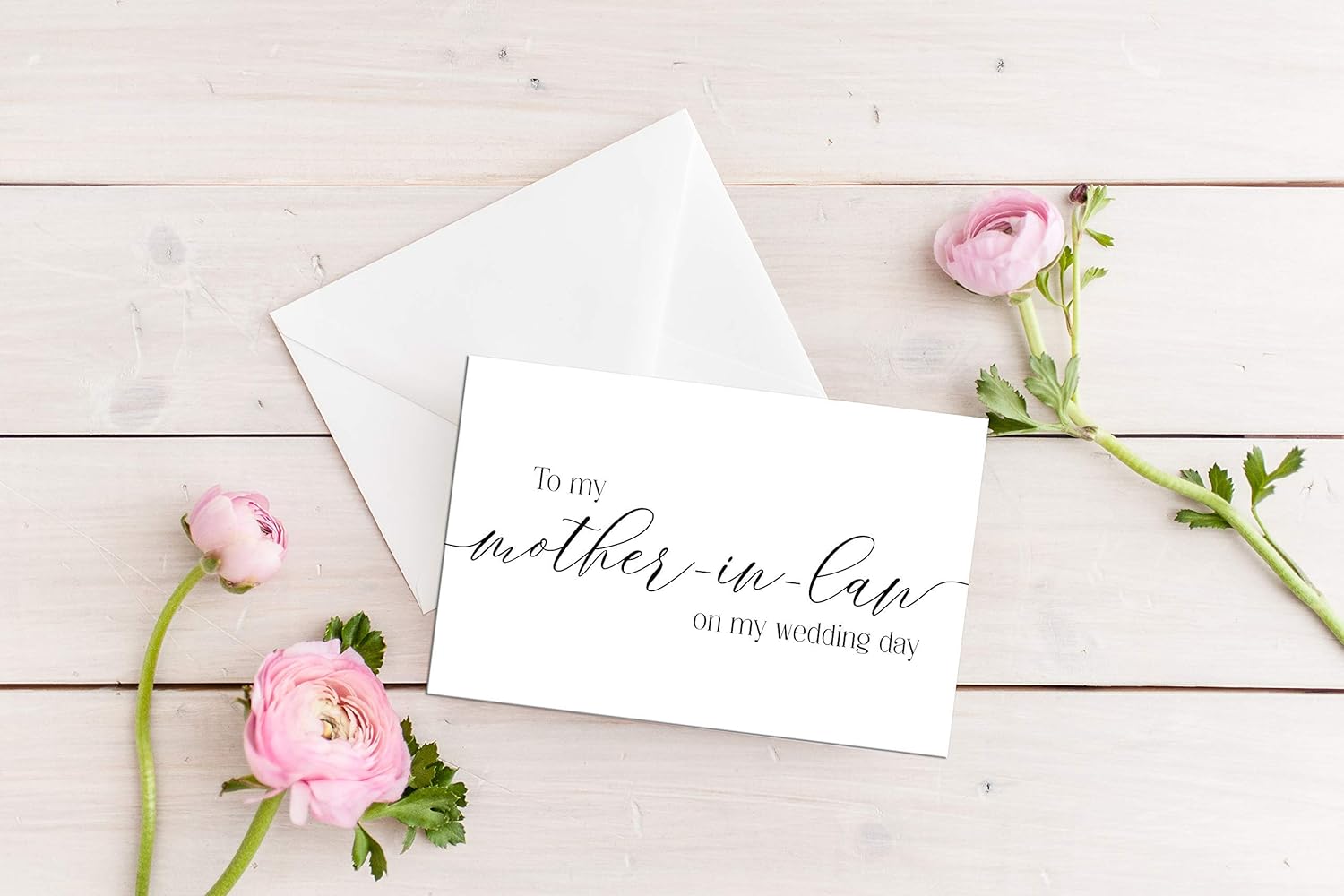 card to mother in law on wedding day