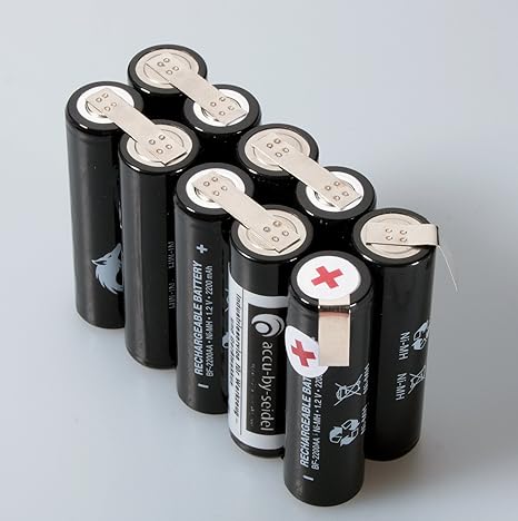 Ersatz- Akku Pack Rohling (BFP10) 12Volt - 2200mAh - NiMH (ca.71,9mm x 28,7mm x 49,5mm) - 281g.Zuverlässiger Geräte - Akku fü