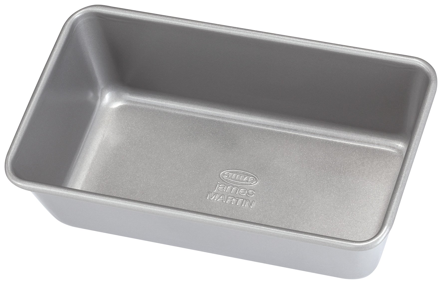 Stellar James Martin Large 2Lb Non-Stick Loaf Tin, High Grade Steel, Dishwasher Safe, 24cm x 14cm x 7cm