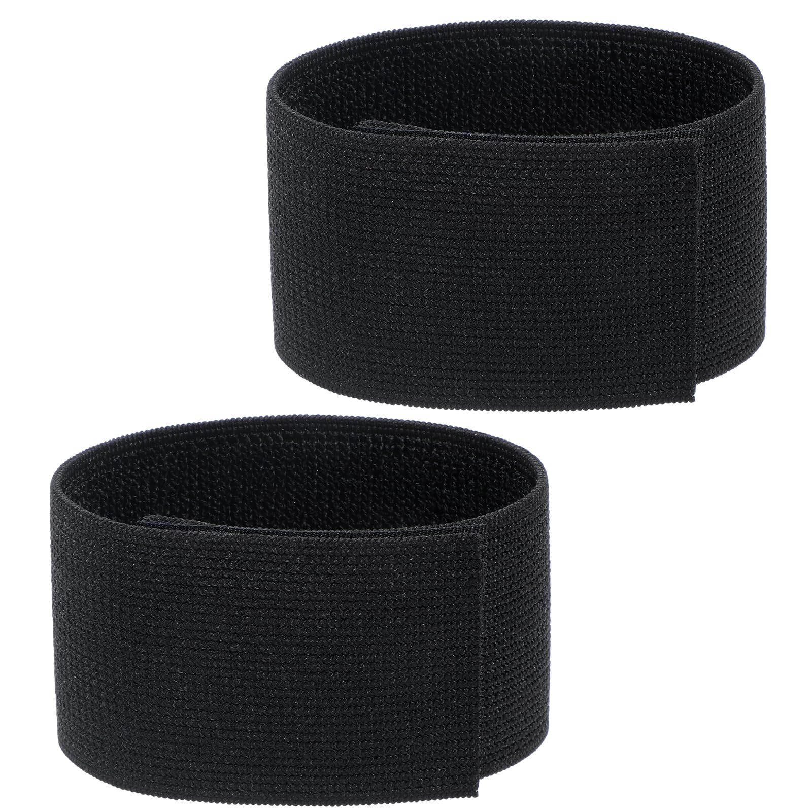 Photo 1 of Black Boot Straps, 2 PCS Elastic Polyester Ankle Straps for Cowboy Boots Adjustable Boots Bands Self-adhesive Trousers Blouses Elastic Strap Band with Hook and Loop for Hiking Fishing Hunting