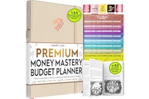 FREEDOM MASTERY Financial Planner - Monthly Budget Planner with Cash Envelopes & Monthly Bill Organizer | A 12-Month Journey to Financial Freedom | Bill Payment Tracker Organizer, Debt, Expense Tracker & Money Saving