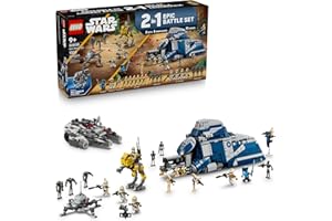 LEGO Star Wars Epic Battle Set Co-Pack - Pretend Play Building Toy for Boys & Girls, Ages 7+ - Includes 13 Droid Figures, 6 Minifigures, & Bonus Gift - Gift for Birthdays - 66808