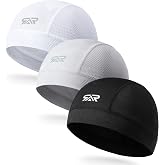 THINDUST 3-Pack Camo Helmet Liner Skull Cap Breathable Mesh for Men Women | Lightweight Cooling Moisture-Wicking Quick-drying Under Motorcycle Cycling Sports Hard Hat Liner