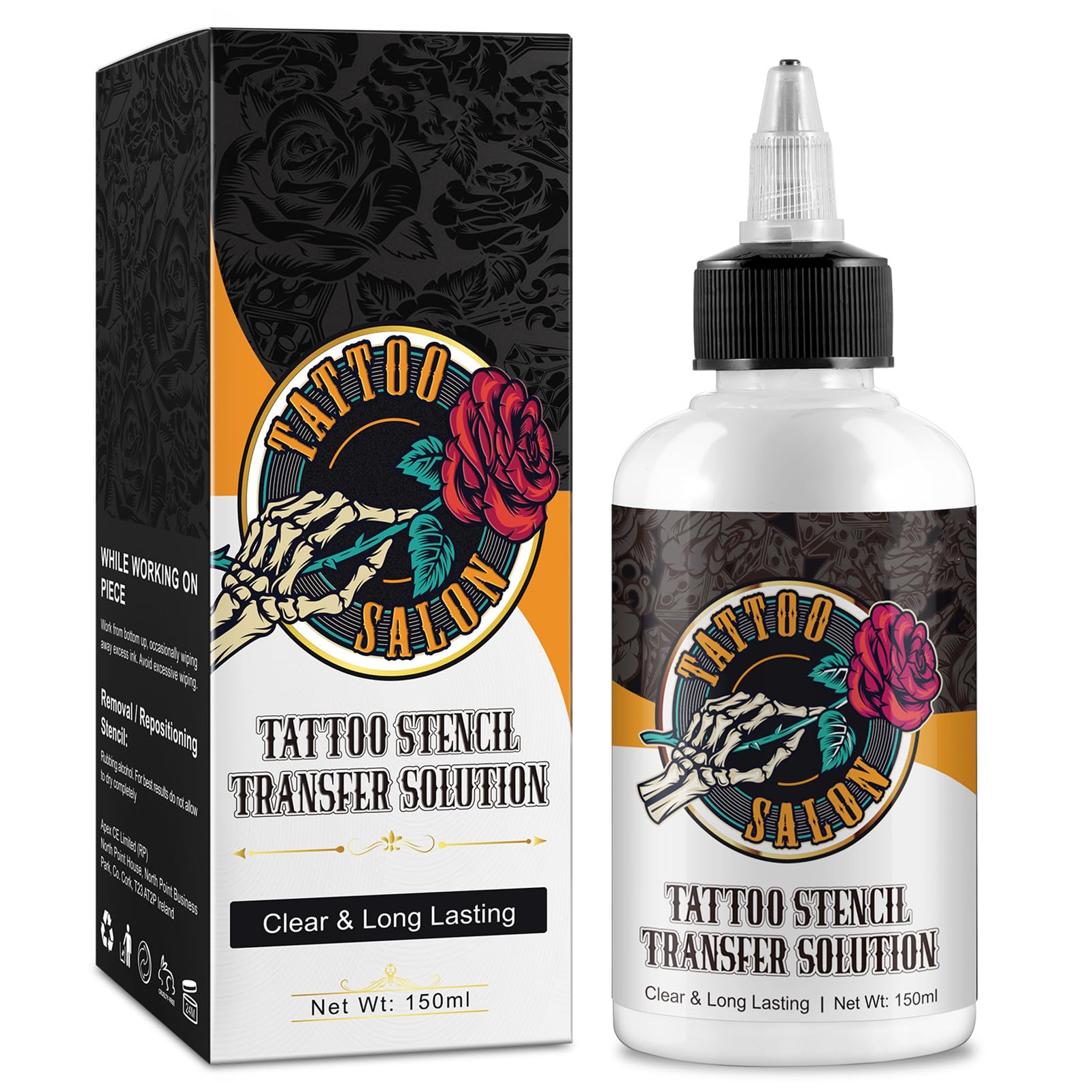 Tattoo Stencil Transfer Gel Solution, Fresh Tattoo Stuff Stencil Transfer Cream Gel for Tranfer Stickers Paper Machine Soap Supplies(150ml)