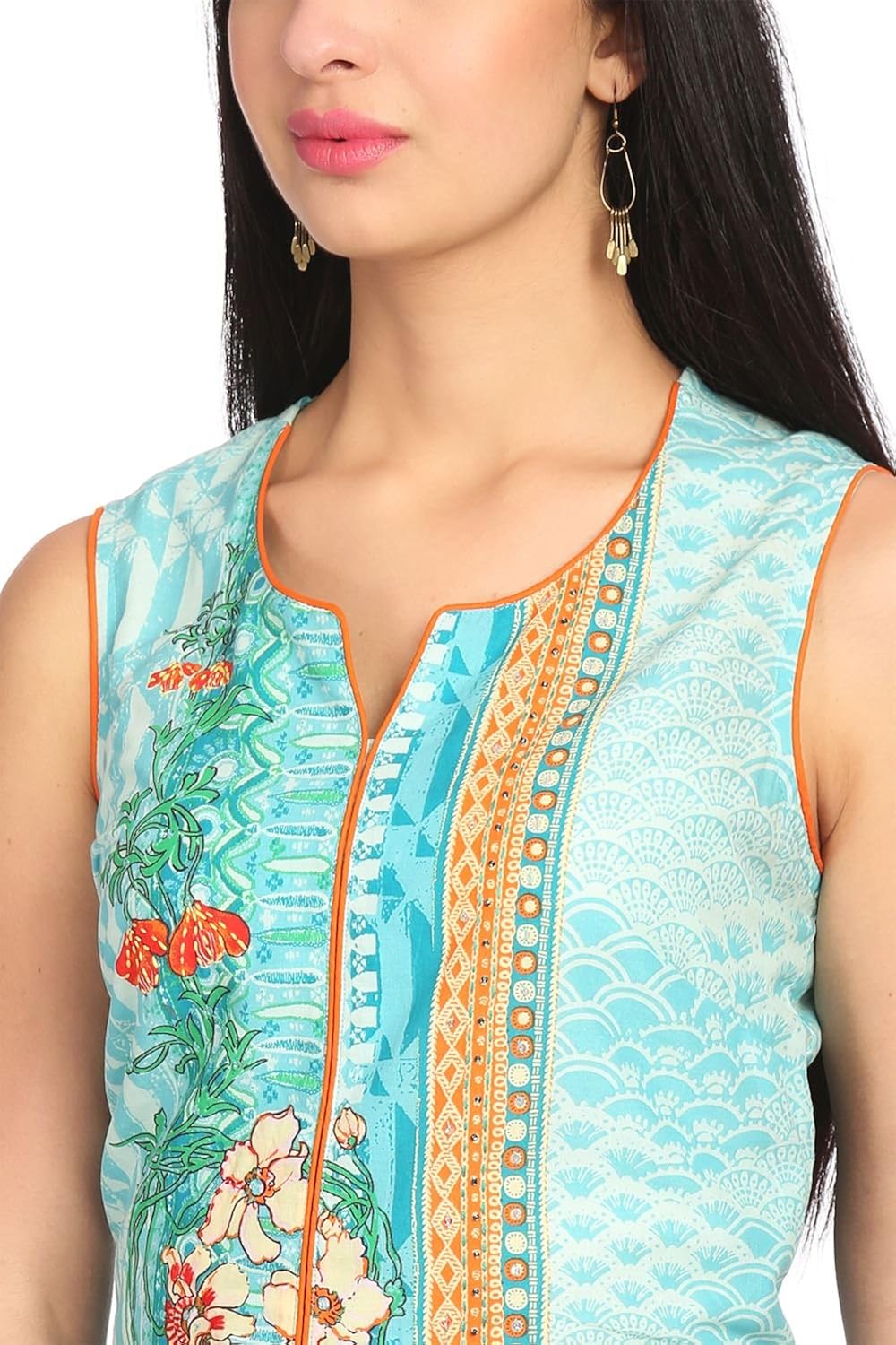 biba women's straight kurta