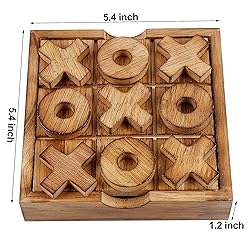 Glintoper Tic Tac Toe & 4 in a Row Table Games Set