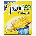 Mondelez Malaysia Jacob's Original Cream Crackers Wheat Cereal Multipack Breakfast Snacks Halal Food Biscuit Biskut 240g x 2 Packs (16 sachets)