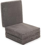 Gilda Adult Z Bed Futon Chairbed Footstool Grey view 3
