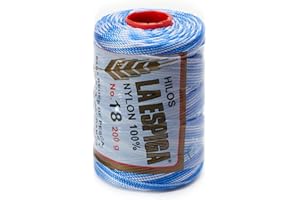 LA ESPIGA Espiga No.18 Variegated - 100% Nylon Omega String Cord for Knitting and Crochet - 63 Sky Hues