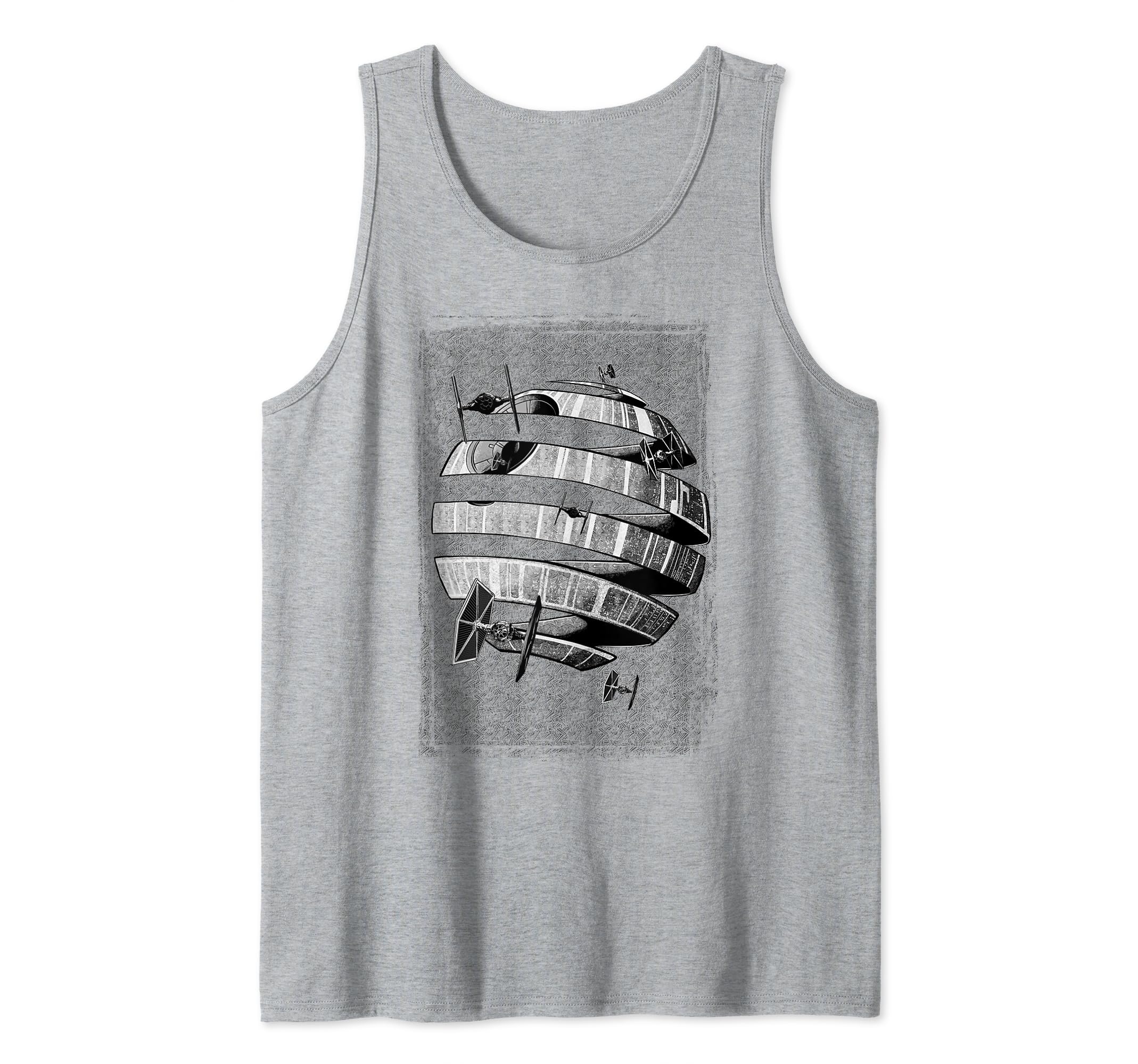 Star Wars Death Star Abstract Art Tank Top