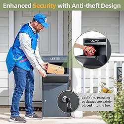 Package Delivery Boxes for Outside, Extra Large