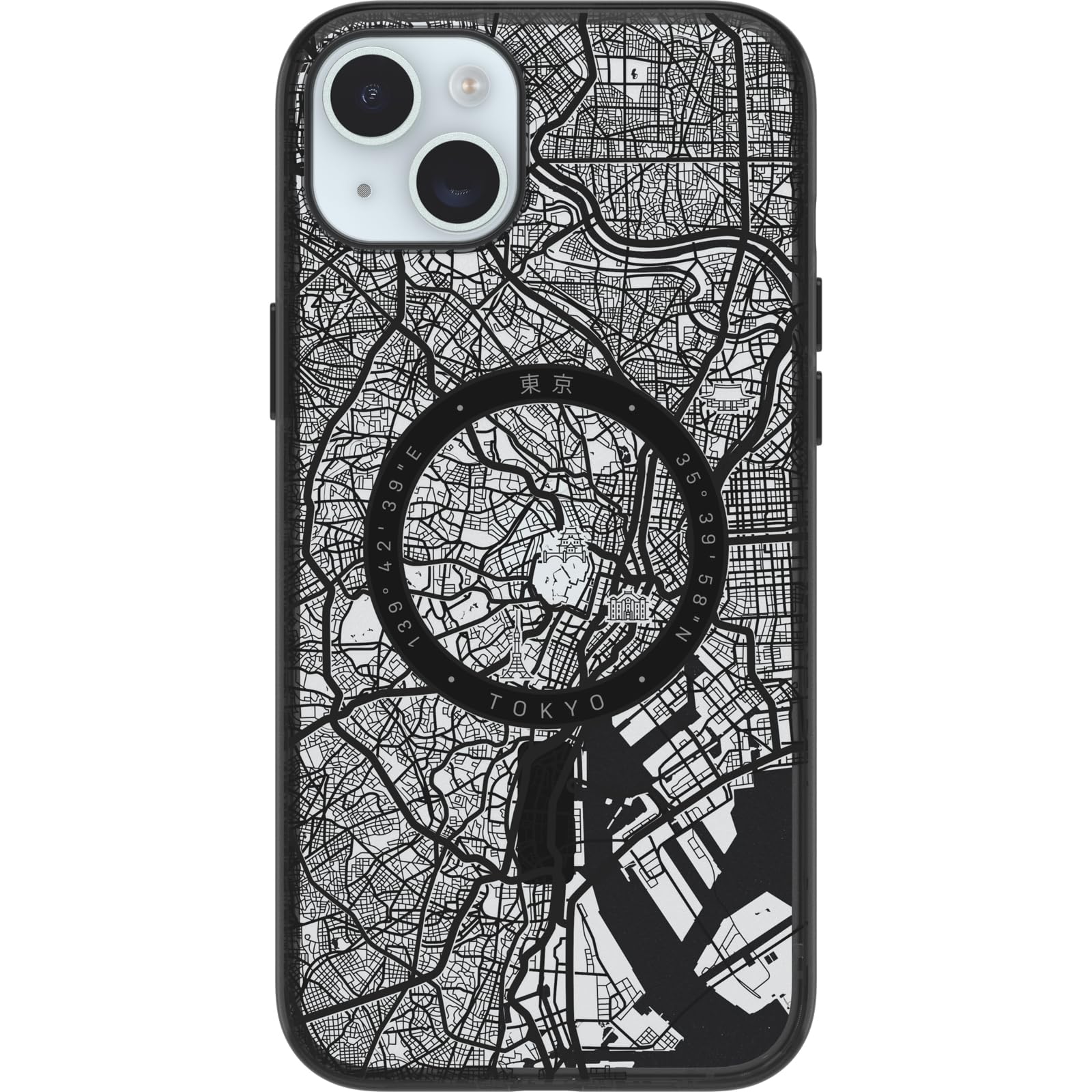 OtterBox Clear Case Series with MagSafe for iPhone 15 Plus, Shockproof, Drop Proof, Ultra-Slim, Protective Case, 3x Tested to Military Standard, Tokyo