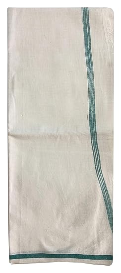 Men's Khadi Cotton Lungi (White)