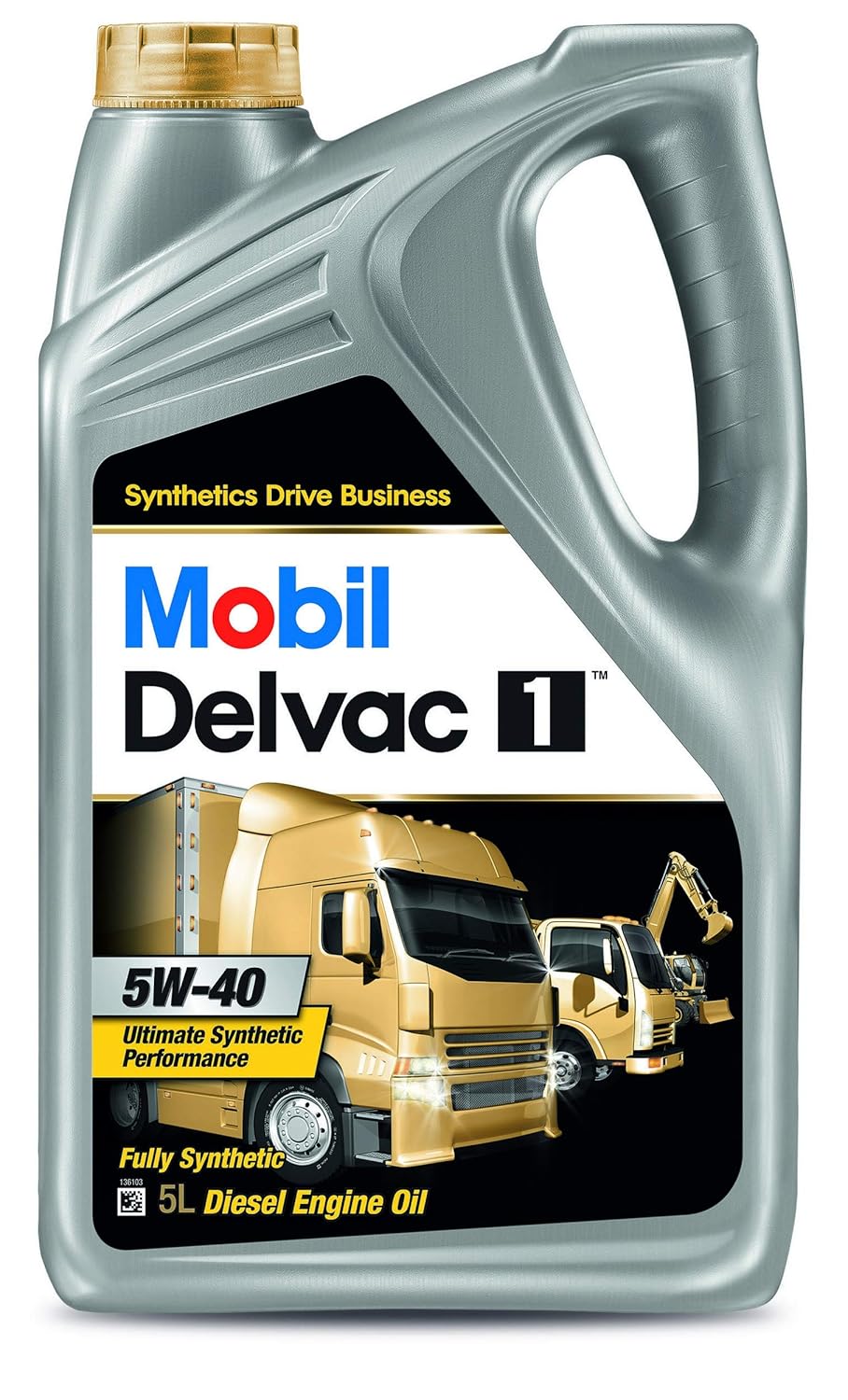 Mobil Delvac 1 5w 40 Fully Synthetic Performance Diesel Engine Oil 5 L Amazon In Car Motorbike