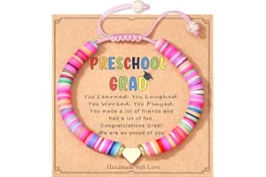 Shonyin Kindergarten Preschool Graduation Gifts for Girls Heart Bracelet for Daughter Granddaughter Niece