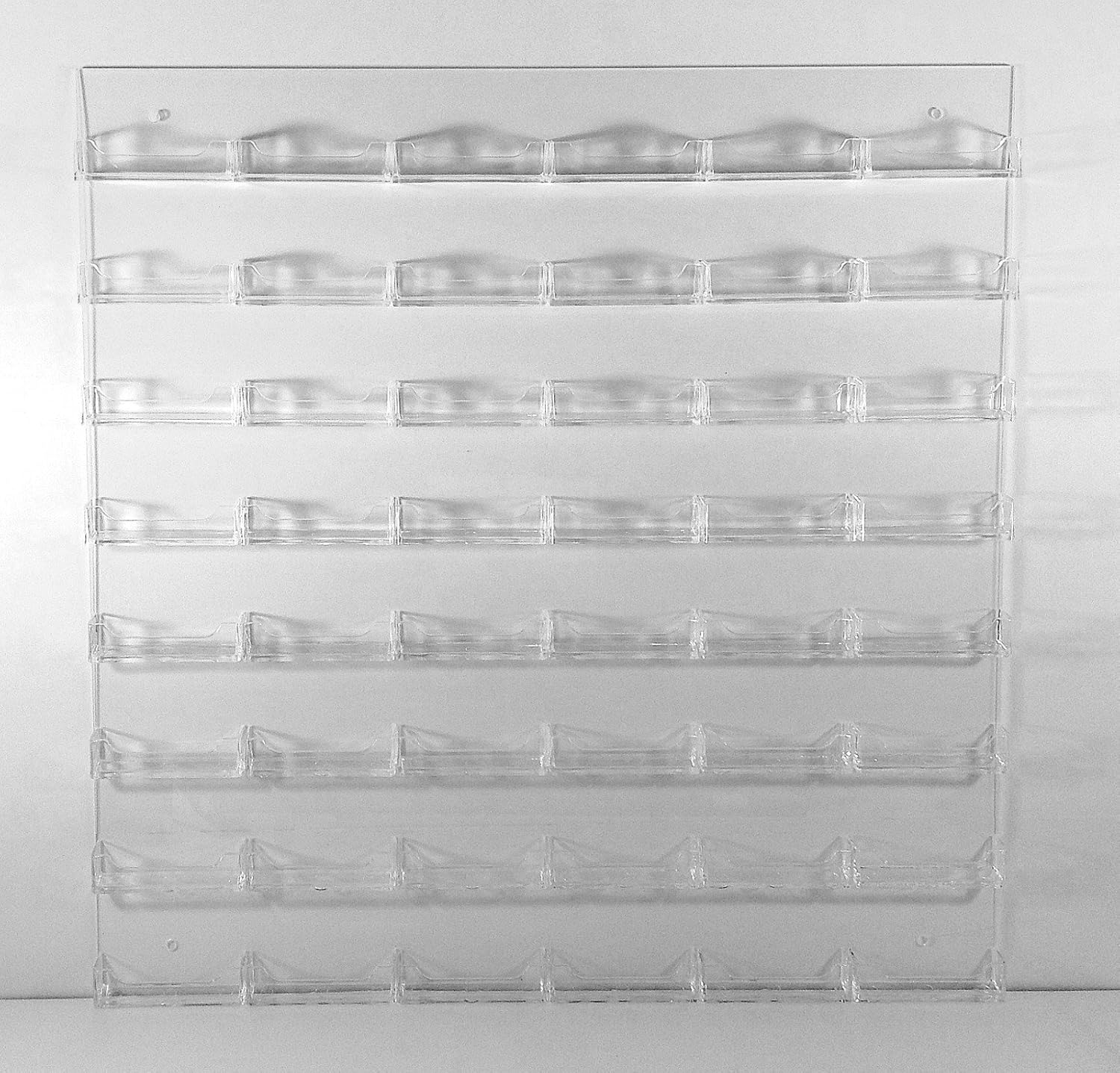 Dazzling Displays Clear Acrylic 48Pocket WallMount