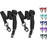 Majestic Ally Pack of 2, Double Thick Trailer Tie for Horse Haulage, with Adjustable Buckle, Panic Snap and Bull Snap &ndash; 1 Inch by 36 Inch (Black)