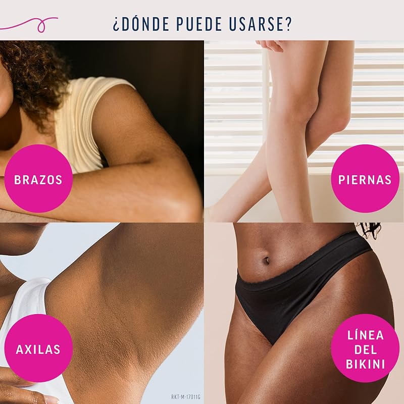Creme de depilação corporal para mulheres durante o duche, com dispensador, pele sensível - 400ml