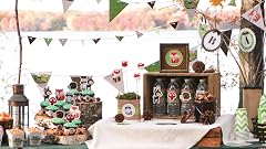 Creative Converting Geburtstagskerze „Sweet At One“ – Geformte Zahl 1, Blau Gestreift | Für Jungen 1. Geburtstag